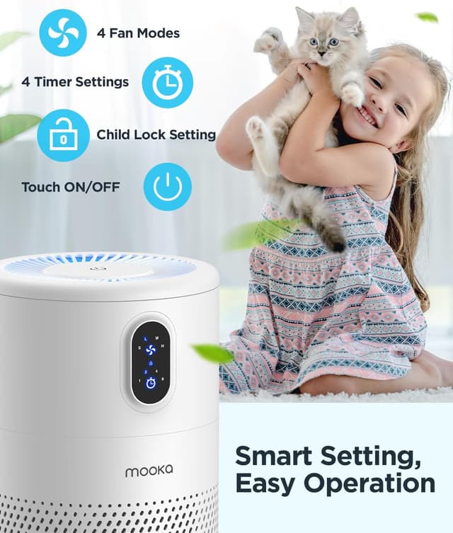 Thumbnail 4 de MOOKA Air Purifier H13 for 1076 ft² 🏠