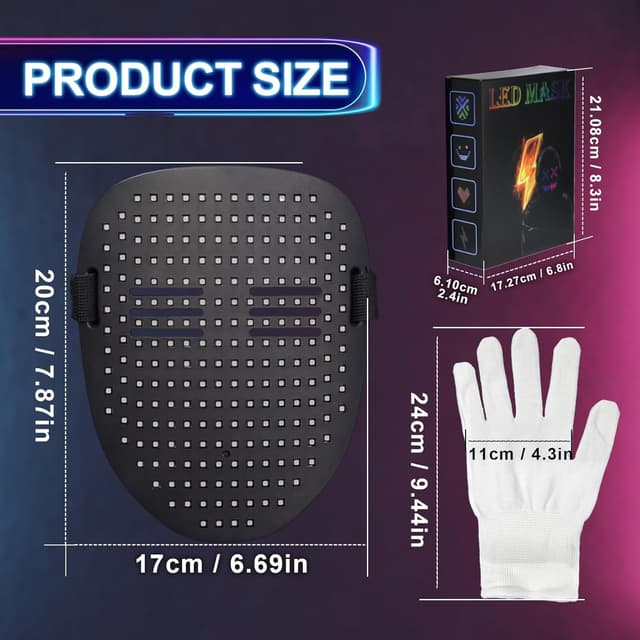 Thumbnail 2 de StimuVariety Mascara Led Guantes