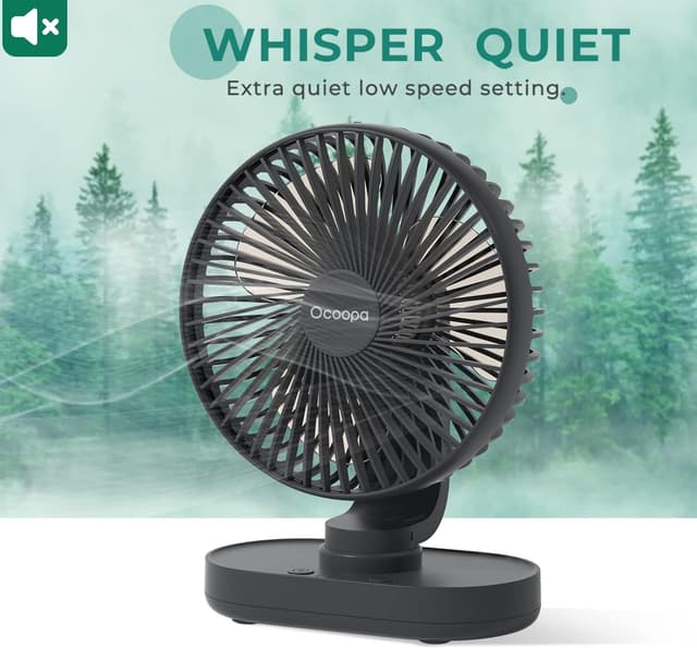 Detalle 2 de OCOOPA RotateAir 6.5" Auto Oscillating Fan