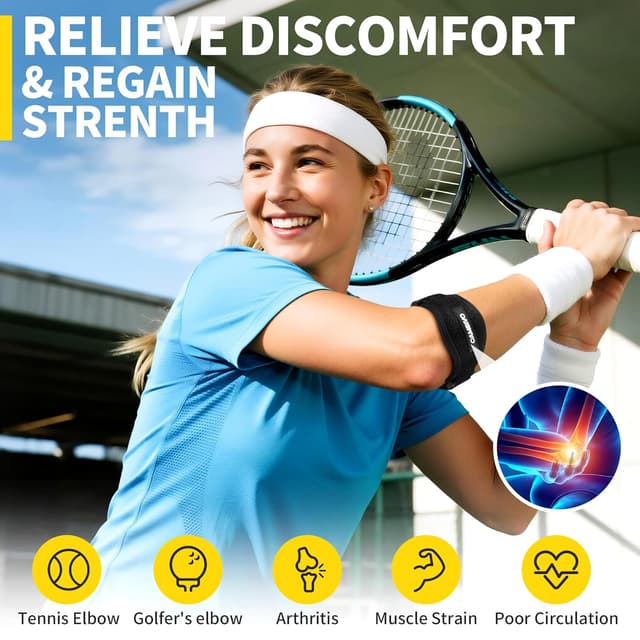 Detalle de CAMBIVO tennis elbow support strap