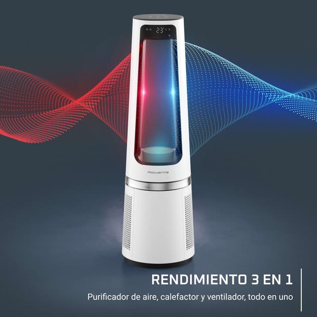 Thumbnail 1 de Rowenta QU5060 Eclipse 3 en 1: Calefactor, Ventilador y Purificador 🌬