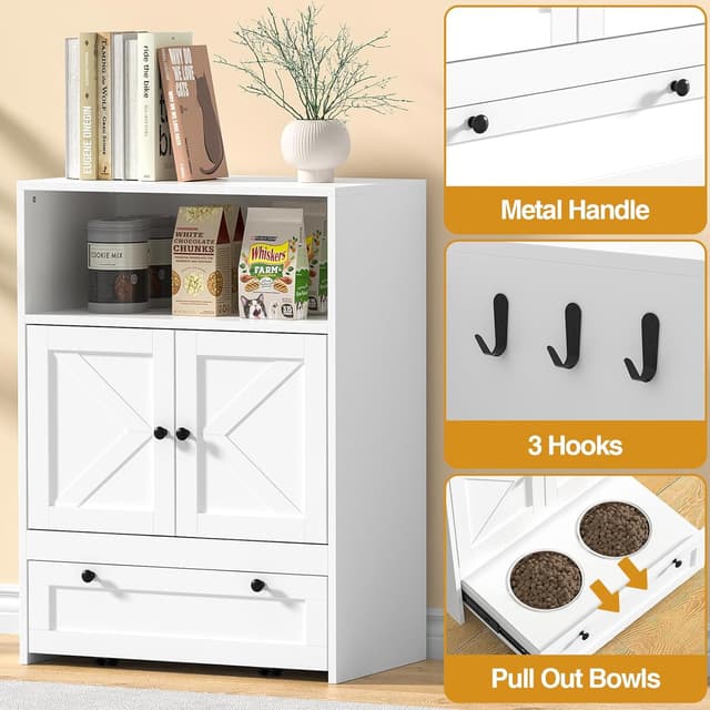 Detalle 2 de Skokliz 82cm high dog feeding station