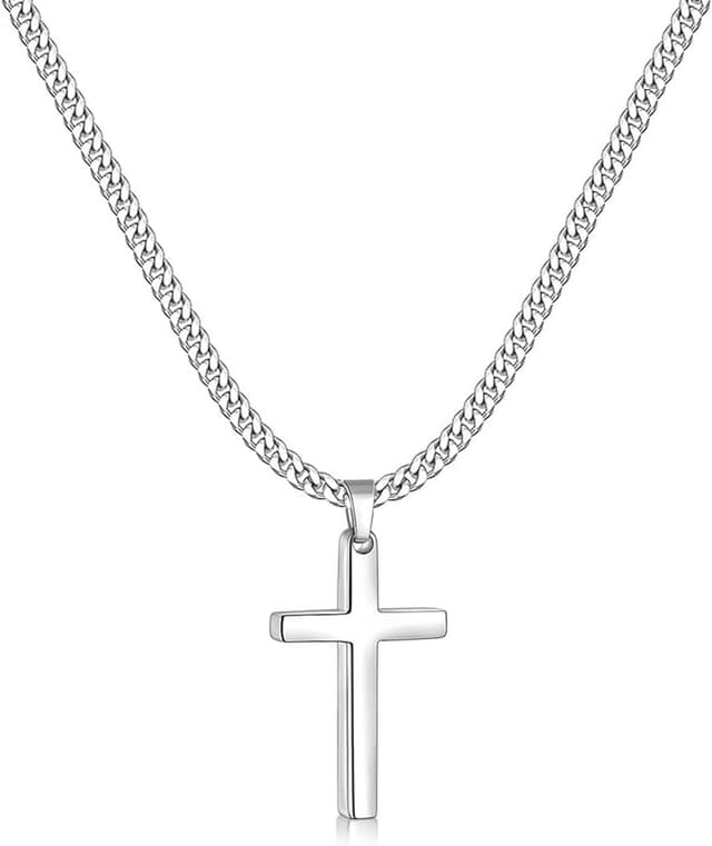 Thumbnail 6 de Kreuzkette aus Edelstahl 15 x 28 mm