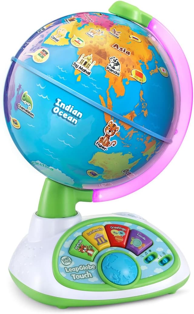 Detalle 2 de LeapFrog LeapGlobe Interactive Light-Up Globe 🌍