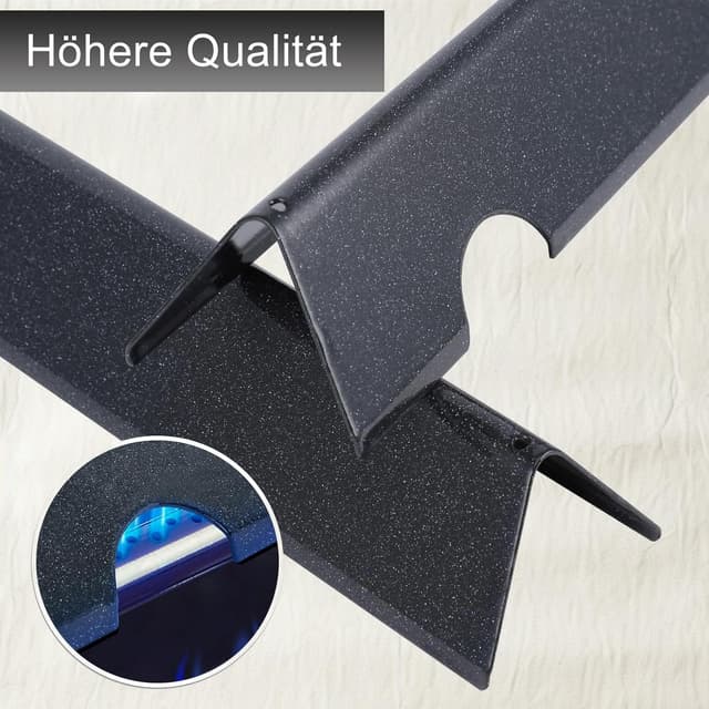 Detalle de 66032 Flavorizer Bars & Hitzeschild-Ersatz für Weber Genesis II und GS4 300-Serie (Aromaschienen, 5 Stück, 43,4 cm)