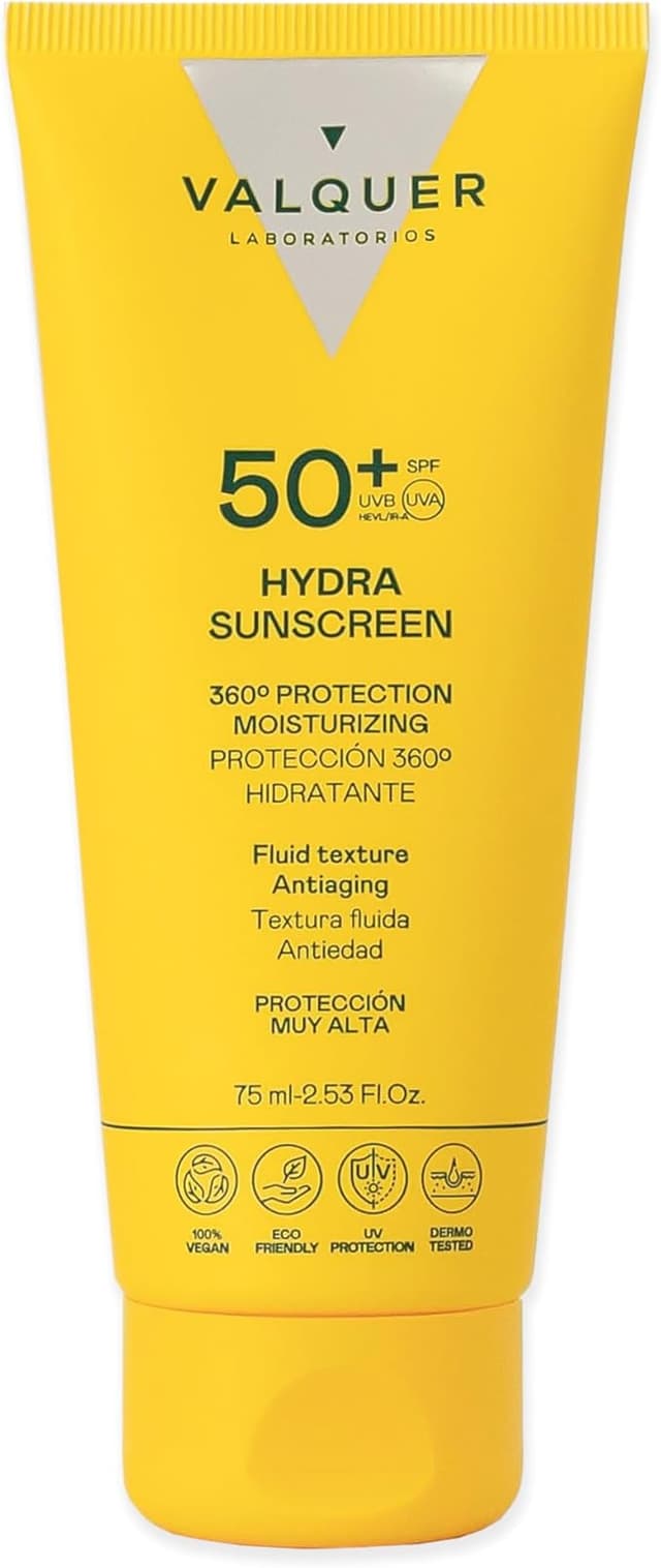Imagen de Valquer Protector Solar Facial SPF 50 🌞 Hidratante y Antiedad 75 ml en OfertitasTOP