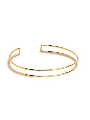 Detalle de SINGULARU Choker Double Ring, gargantilla ajustable 💍