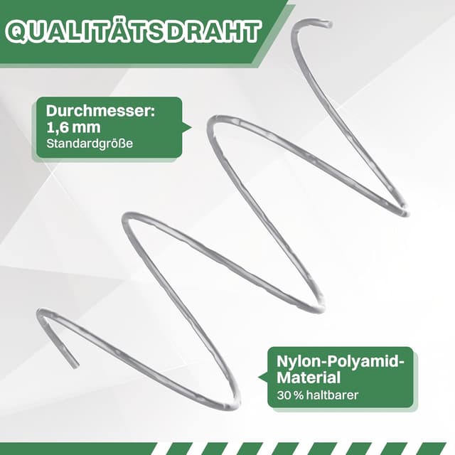 Detalle 1 de Flaveano Trimmerfaden für Bosch Rasentrimmer – 1,6 mm x 96 m (4 x 24 m), Ersatzfaden für alle Spulen