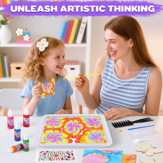 Thumbnail 4 de Lovchil Water Marbling Paint Kit for Kids 🎨