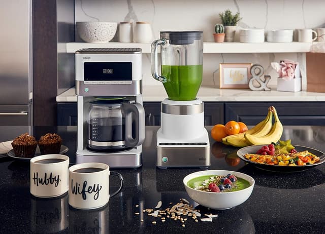 Detalle de Braun BrewSense KF6050WH Drip Coffee Maker (White)