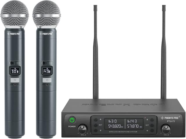 Detalle de Phenyx Pro PTU-71-2H Wireless Dual Mics 328ft