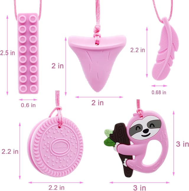 Thumbnail 5 de GNAWRISHING Chew Necklaces for Sensory Kids