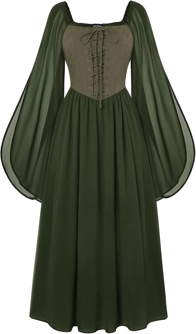 Imagen de SCARLET DARKNESS Robe corset Renaissance vintage đ en OfertitasTOP