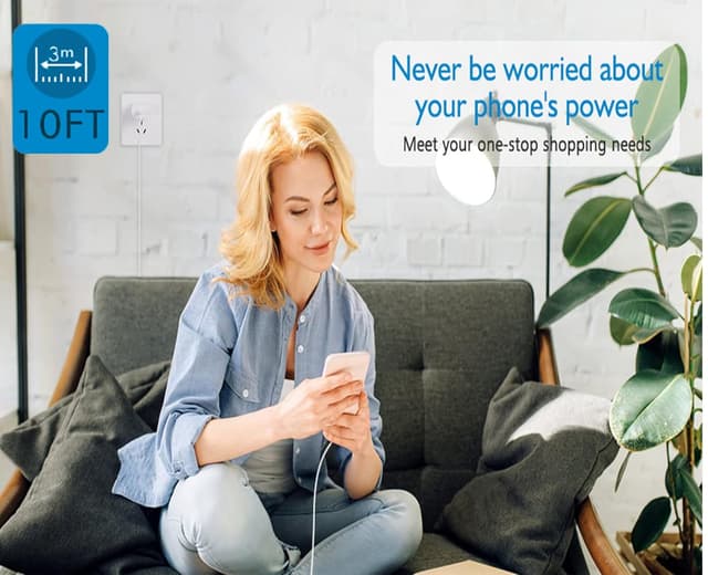 Thumbnail 5 de iPhone 14 Charger 20W USB‑C with 10ft Lightning Cable