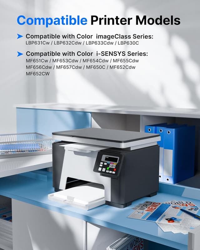 Detalle de Pack de 4 toners compatibles GPC Image 067H (067H noir + CMJ) pour Canon 067