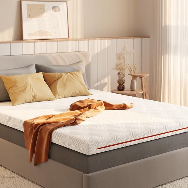 Detalle de Sweetnight Materasso Topper in Memory Foam con gel rinfrescante 160 x 190 cm (altezza 10 cm) 5 zone