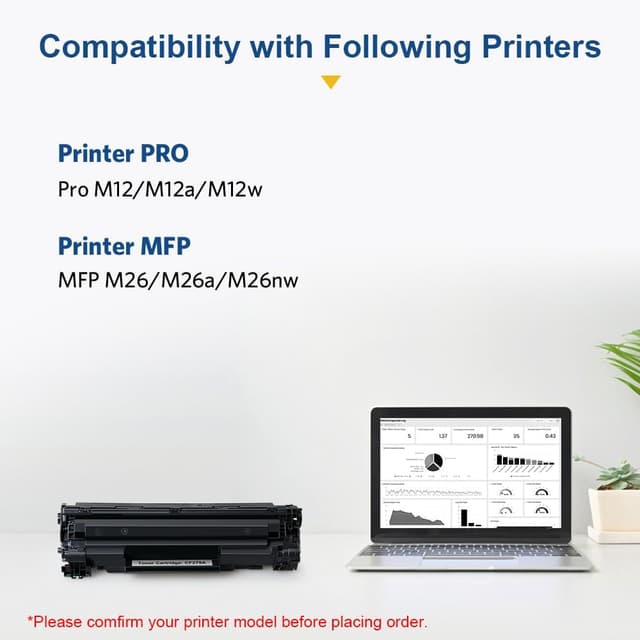 Detalle 2 de SMARTOMI CF279A - Cartucho compatible con HP Laserjet Pro 🖤