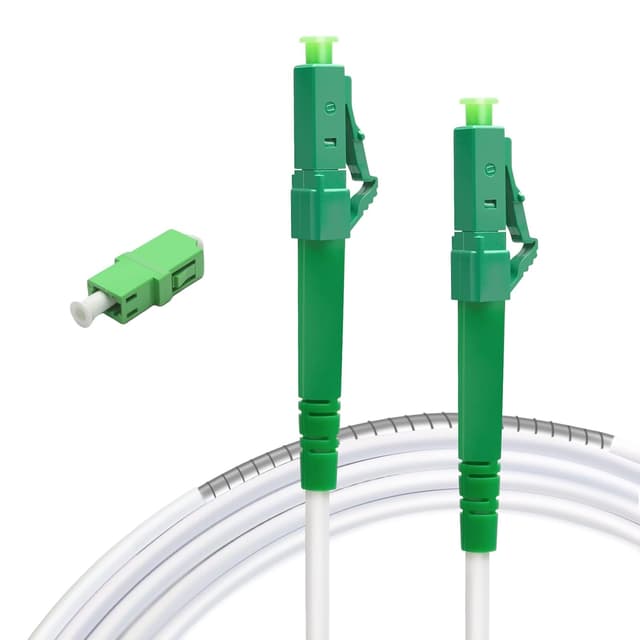 Detalle de Vesperia 20m (65.6ft) Armored Singlemode Fibre Optic Patch Cable LC/APC to LC/APC OS2 9/125 LSZH 3.0mm