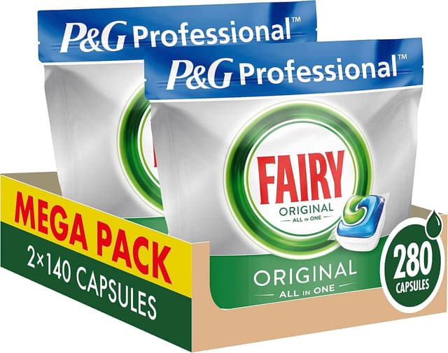 Imagen de Fairy Professional All In One 280 capsules — tablettes lave-vaisselle 🍽 en OfertitasTOP