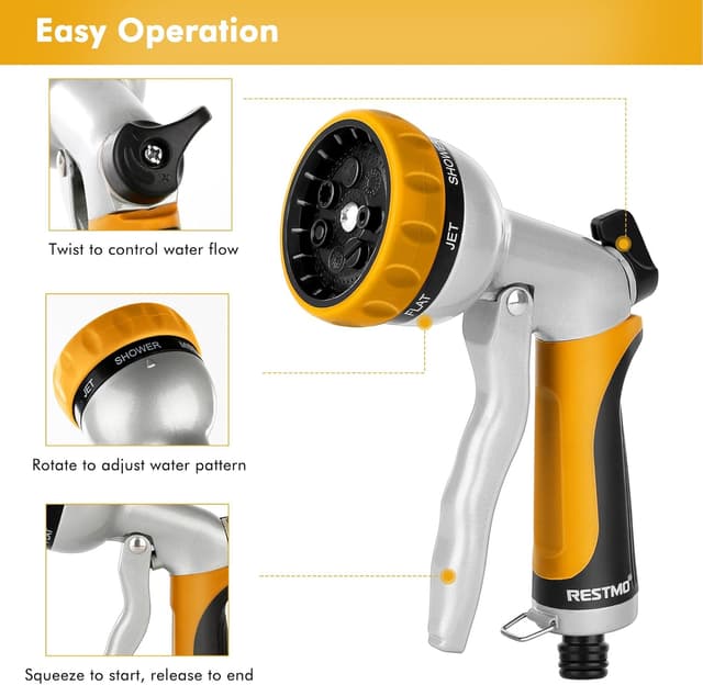 Thumbnail 3 de RESTMO Hose Pipe Spray Gun 7-pattern