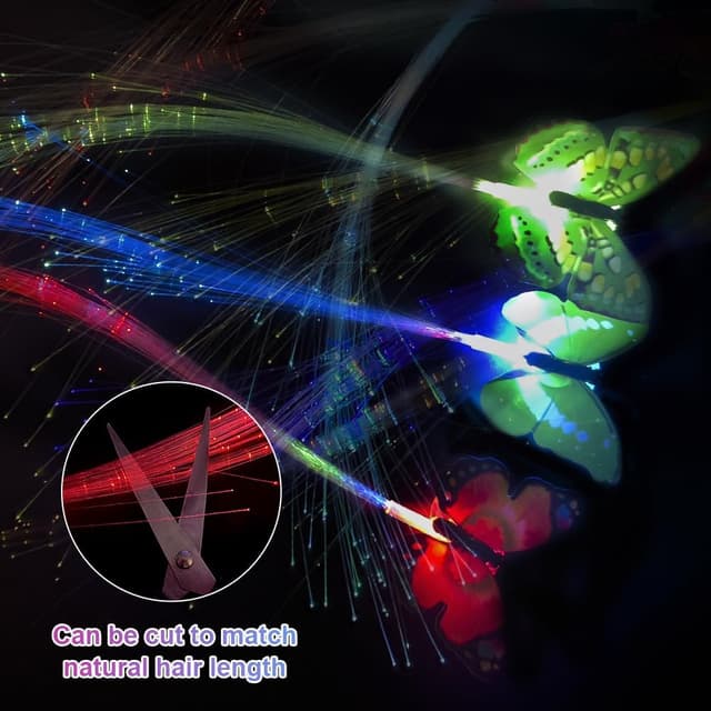 Detalle 2 de URAQT Ensemble accessoires cheveux lumineux LED đ