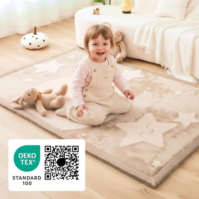 Thumbnail 6 de Hakuna Matte Cloud Soft Baby Play Mat (170 x 120 x 2.5 cm) – memory foam crawling & play rug with non-slip base