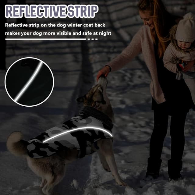 Thumbnail 1 de DENTRUN Extra Large Warm Dog Jacket for Great Dane