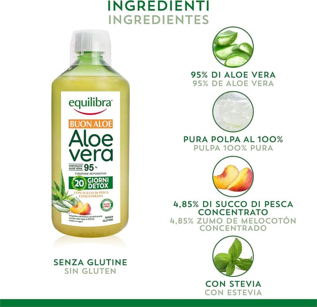 Thumbnail 1 de Buon Aloe Vera 95% - Suplemento Detox de Pura Pulpa 🍑