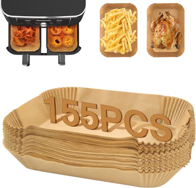 Thumbnail 6 de Air Fryer Liners 22x14x5cm for Ninja AF300UK