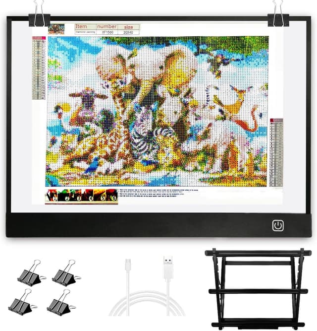 Imagen de WELZK tablette lumineuse diamond painting 47×34,5 CM en OfertitasTOP