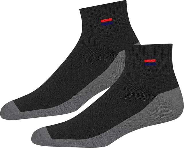 Detalle de NAVYSPORT Sneaker Socken (6 Paar) – kurze Baumwoll-Quarter-Sportsocken für Herren & Damen