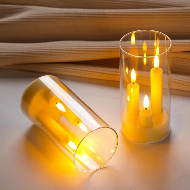 Thumbnail 4 de Da by Vela LED sin llama con control remoto y temporizador 🕯️ Duo de velas decorativas