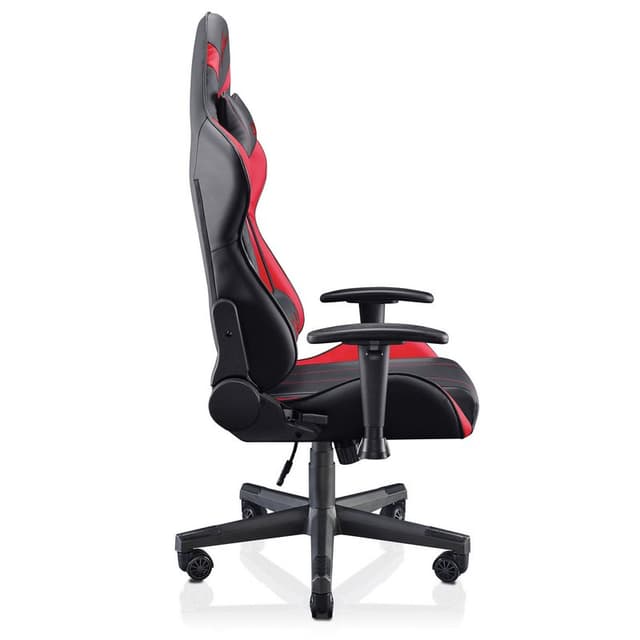 Detalle de VALK Nyx Silla gaming roja/negra