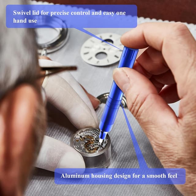 Detalle de PRIDE&CRAFT 24-in-1 Precision Screwdriver Set (Blue) – Glasses repair and electronics bits