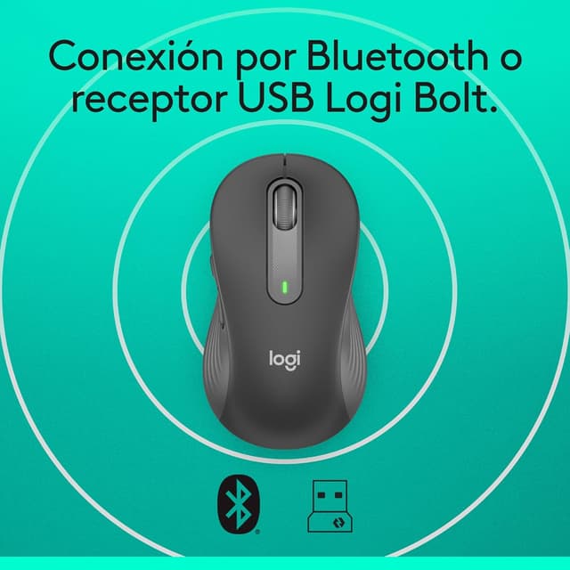 Thumbnail 6 de Logitech Signature M650 L ratón inalámbrico para manos grandes, 2 años