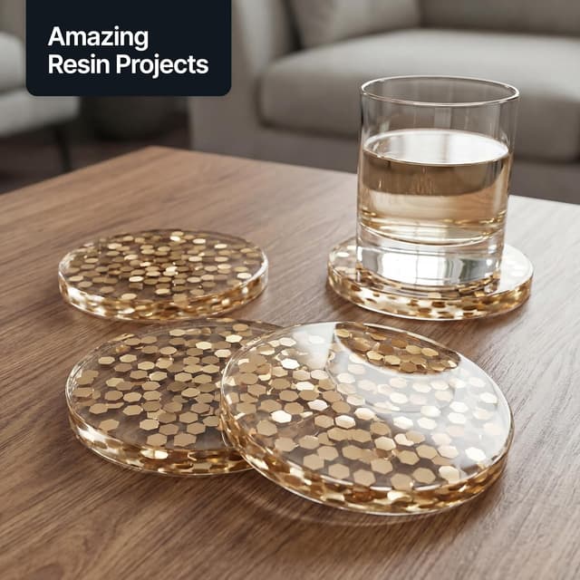 Detalle de Hemway Craft glitter Champagne Gold 100g