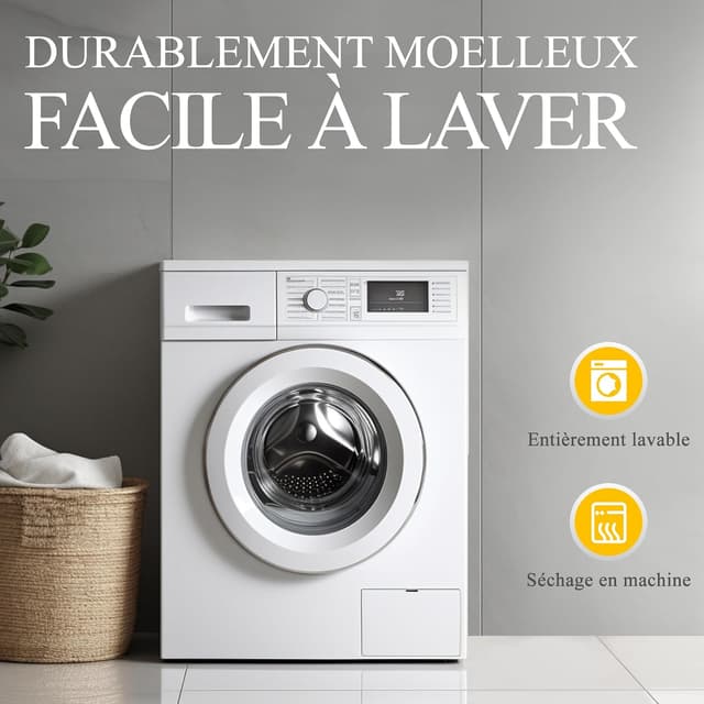 Thumbnail 6 de Orange Wave Oreiller 50x70 en duvet et plumes (3 chambres) – soutien moelleux pour nuits confortables