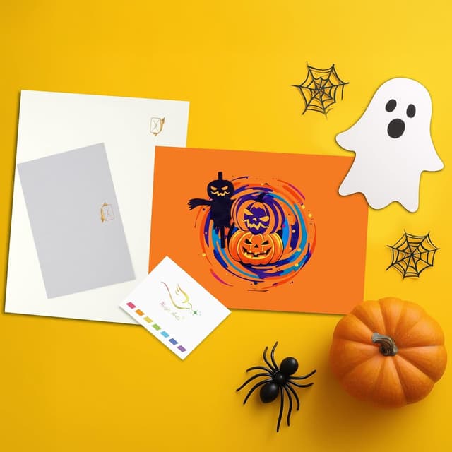 Detalle de Magic Ants Musical Halloween pop up card