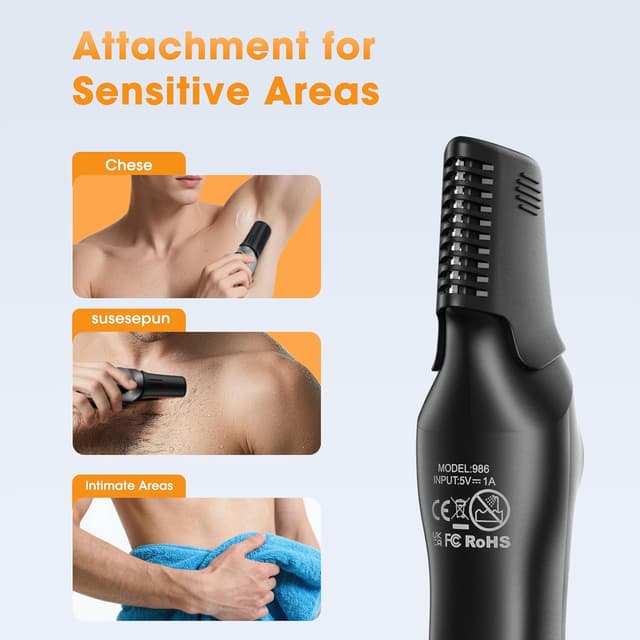 Detalle 2 de Wolf Mind 14-in-1 Beard Trimmer 90min