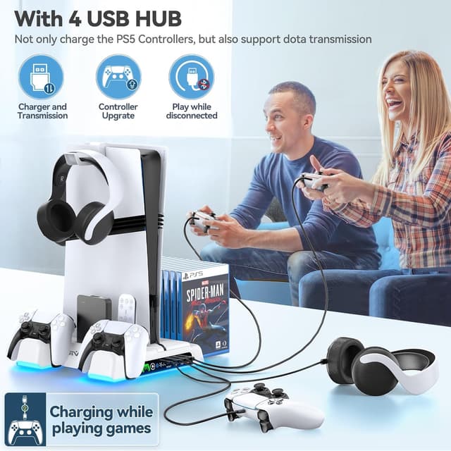 Thumbnail 6 de PlayStation 5 Cooling Stand with 3 Fans