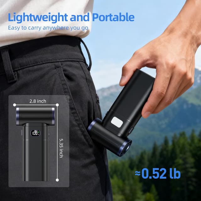 Thumbnail 4 de Electric Air Duster 80000RPM Cordless Air Blower