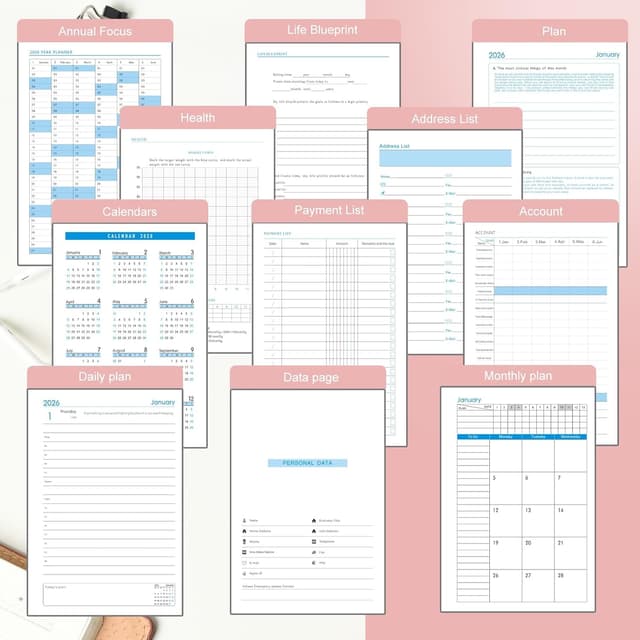 Thumbnail 5 de Mcdsuc A5 Daily Planner 2026, Day‑per‑Page 📒