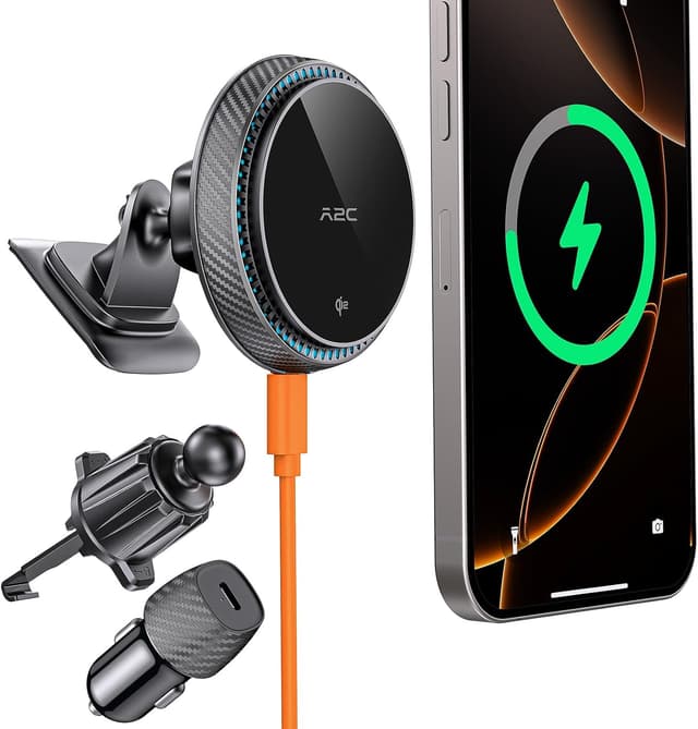 Detalle de A2C QI2 15W Magsafe Car Charger