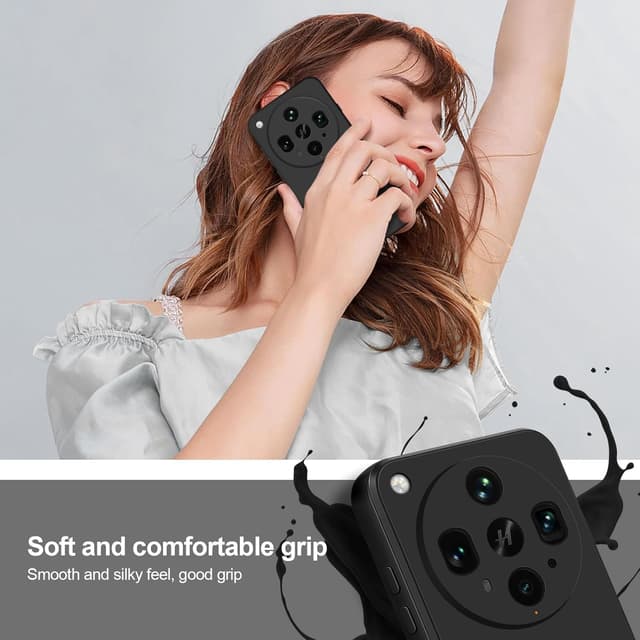 Detalle de Btstring Hülle für Oppo Find X8 Ultra (Silikon, ganzkörper) – schwarz