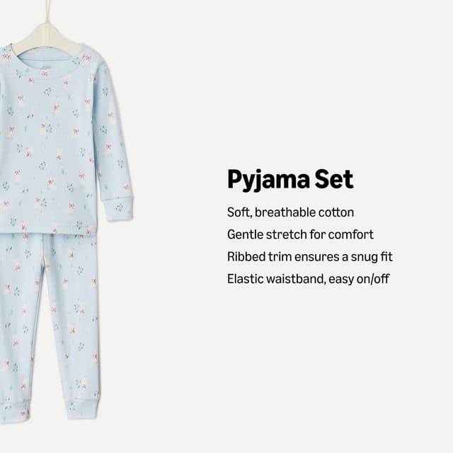 Detalle 2 de Amazon Essentials x Sofia Grainge Mommy and Me long sleeve pyjama set (snug fit cotton)