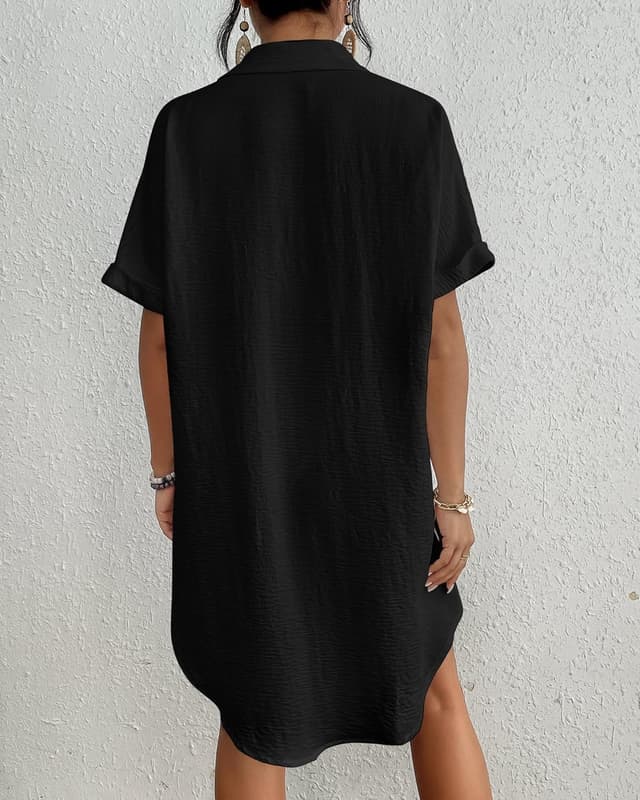 Thumbnail 4 de Bsubseach Swimsuit Coverup Shirt Dress XS–3XL