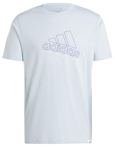 Detalle de adidas Hombre Tech BOS Graphic Tee 🏃♂️ - Wonder Blue