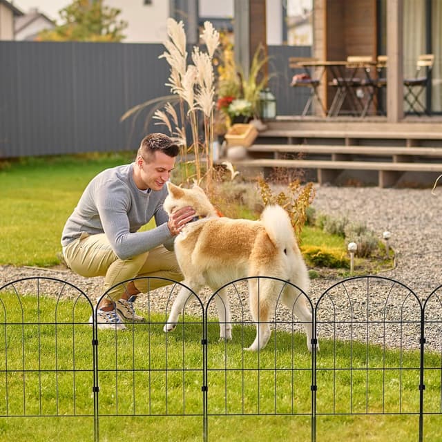 Thumbnail 5 de Recinzione Giardino in Metallo 60 cm 10 pannelli