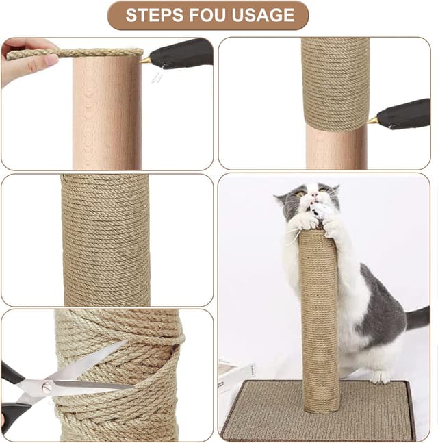 Thumbnail 4 de Corda sisal 6mm 50m per tiragraffi 🐾