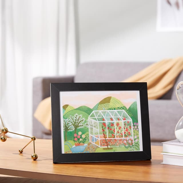 Thumbnail 5 de Amazon Basics Dokumentenrahmen Holz 28×21,6 cm Schwarz